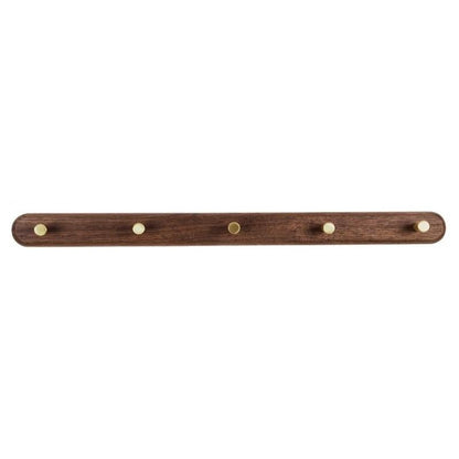 Brunn – Garderobenleiste aus Holz & Messing