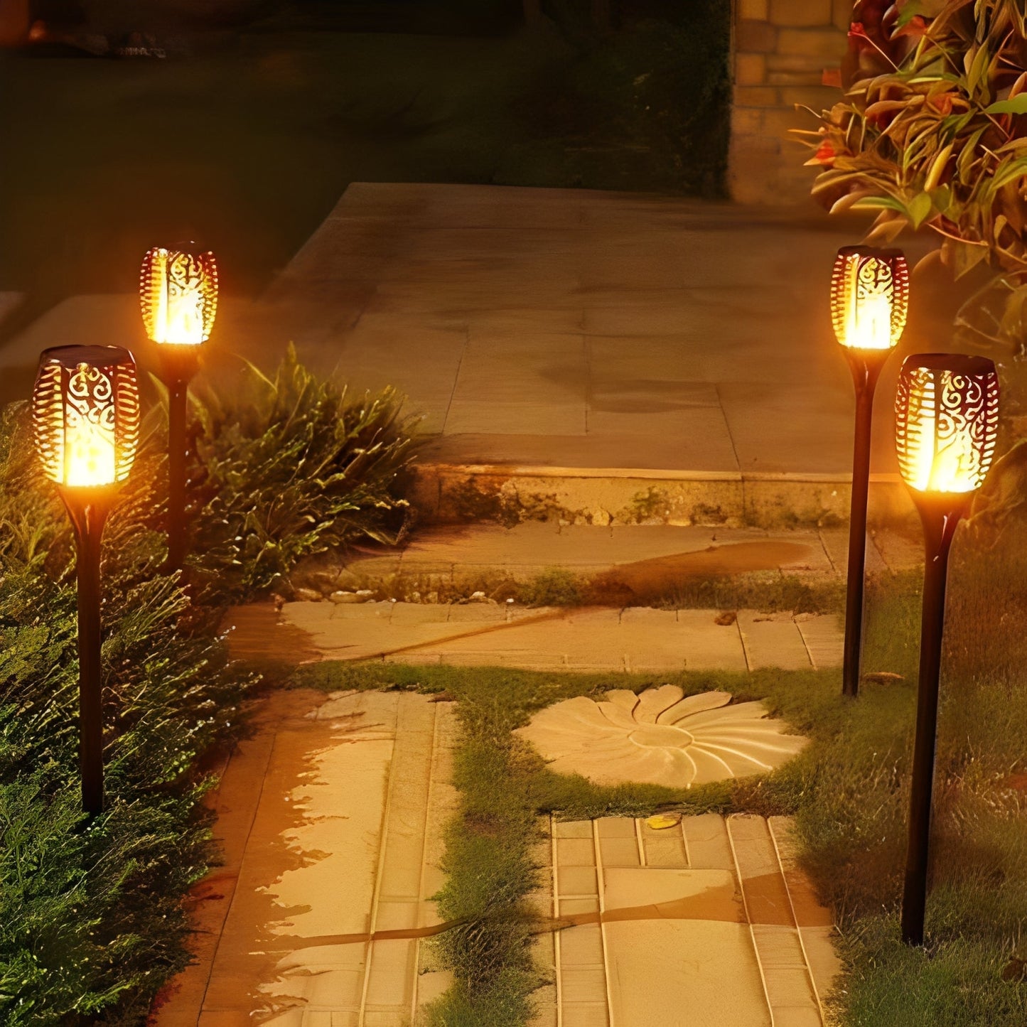 Hash – Solar-Fackelleuchte, wasserfest