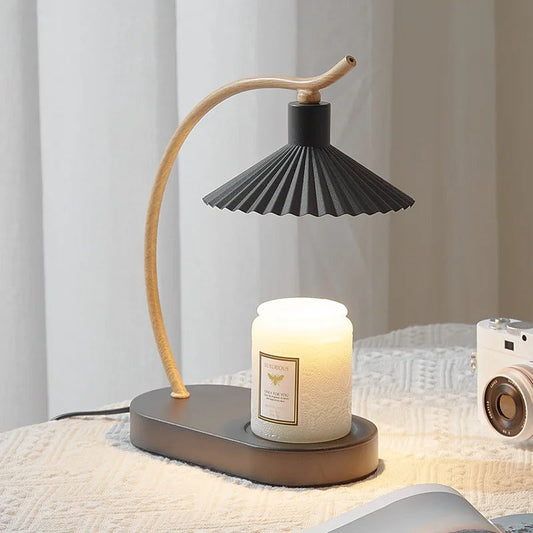 Vanessa – Kerzenwärmer-Lampe mit modernem Design