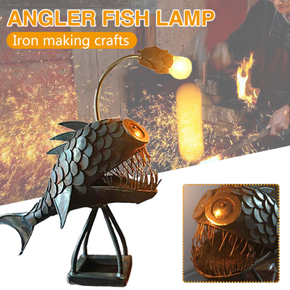 AnglerRetro – Tischlampe im Tiefsee-Anglerfisch-Design