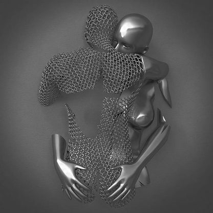 HerzKunst – 3D-Wandbild mit Liebesmotiv