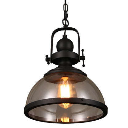 Alden – Retro-Industrie Glas-Kronleuchter