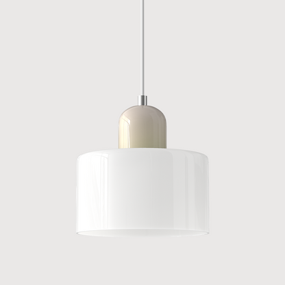 Gelly – Runde Glas Pendelleuchte im Cream Wind Stil