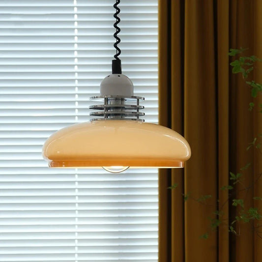 Ingrid – Bauhaus Hängeleuchte aus Glas