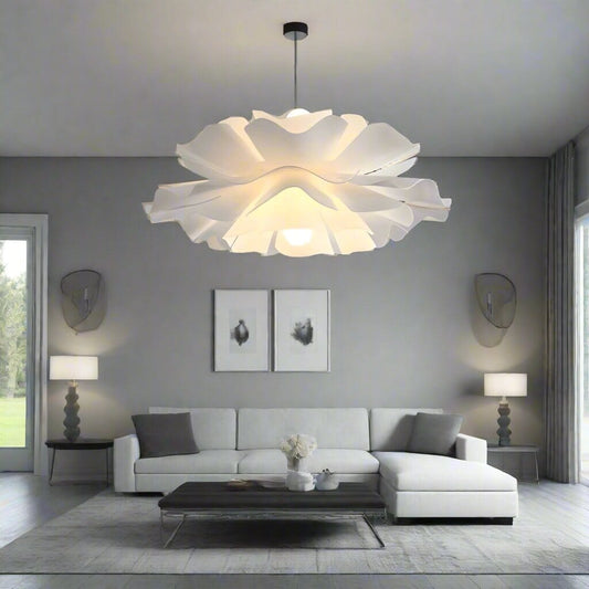 Blooming Brilliance - Moderne florale Pendelleuchte