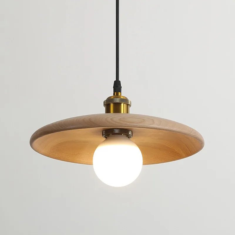 Elha – Lampe aus echtem Holz und Metall