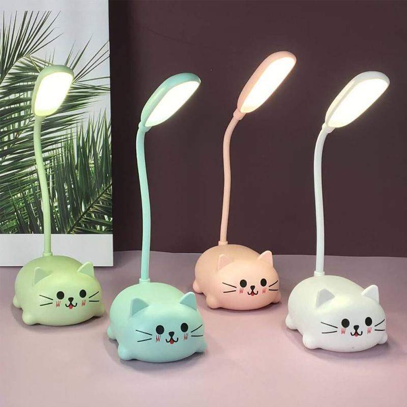 KatzenLicht – Mini-LED-Schreibtischlampe mit USB & Augenschutz