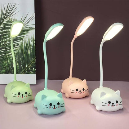 KatzenLicht – Mini-LED-Schreibtischlampe mit USB & Augenschutz