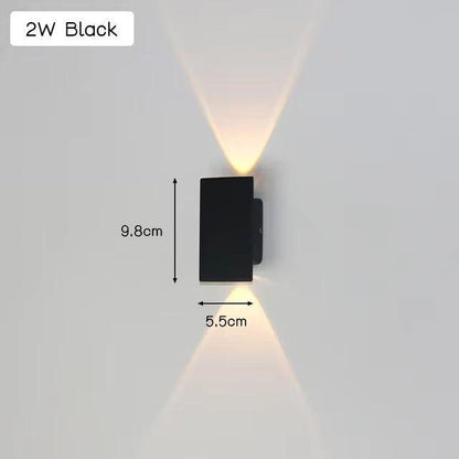 Moderne, minimalistische LED-Wandleuchte