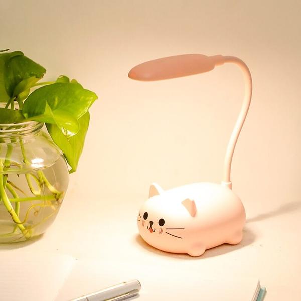 KatzenLicht – Mini-LED-Schreibtischlampe mit USB & Augenschutz