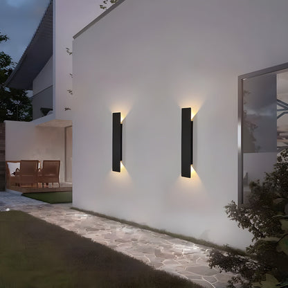 Moderne, minimalistische LED-Wandleuchte