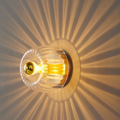 Isabelle – Moderne LED-Wandleuchte aus Glas & Metall