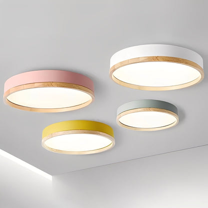 Chiara – Runde Deckenlampe aus Acryl