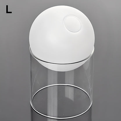 Amira – Farbige Glas Kugelvase Deko