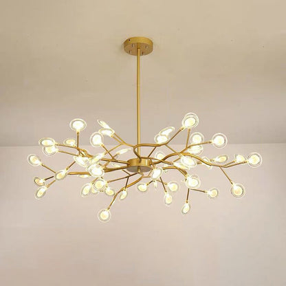LichtTanz – Filigraner LED-Kronleuchter im Glühwürmchen-Stil