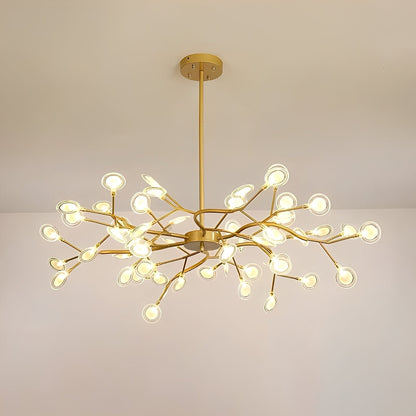 Auri – Angepasster Goldener Moderner Kronleuchter