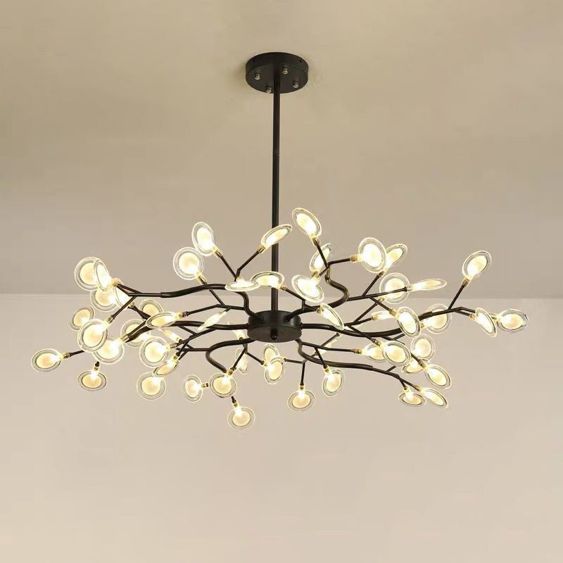 LichtTanz – Filigraner LED-Kronleuchter im Glühwürmchen-Stil