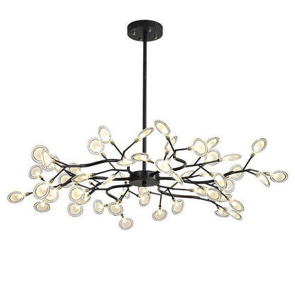 FireflyLux – Schlichter Ast-Kronleuchter mit Glühwürmchen-LEDs