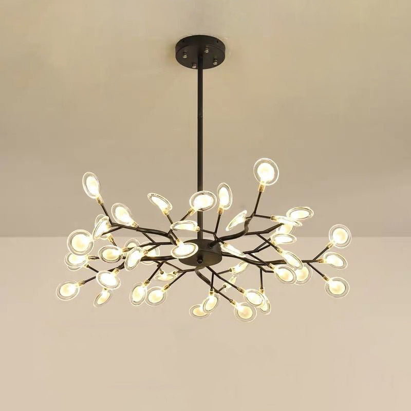 LichtTanz – Filigraner LED-Kronleuchter im Glühwürmchen-Stil