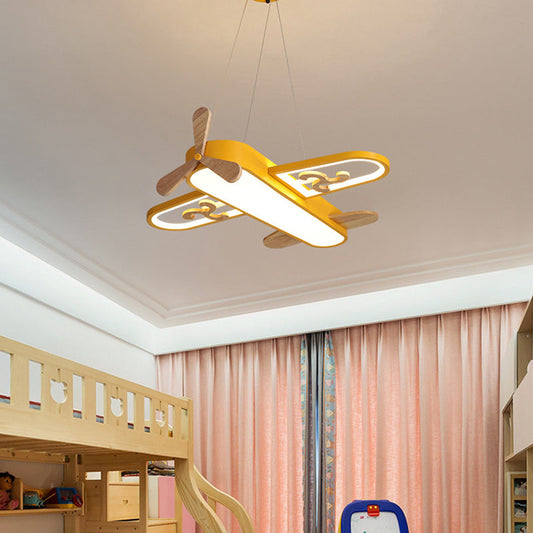 Skyler – Flugzeug-Deckenlampe für Kinderzimmer mit LED
