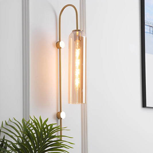 Goleta – Retro-Wandlampe mit Glas