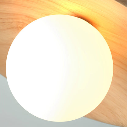 Koa – Japanische Holz-Deckenlampe