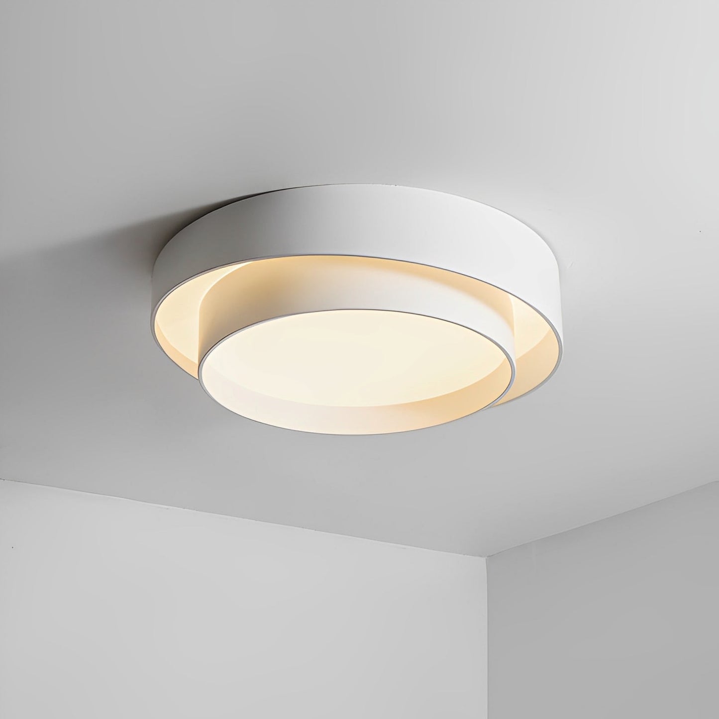 Noreva – Weiße Deckenlampe mit Fernbedienung