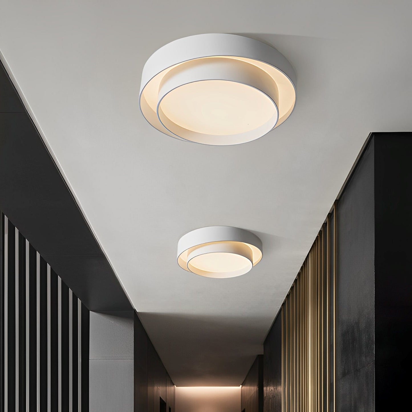 Noreva – Weiße Deckenlampe mit Fernbedienung