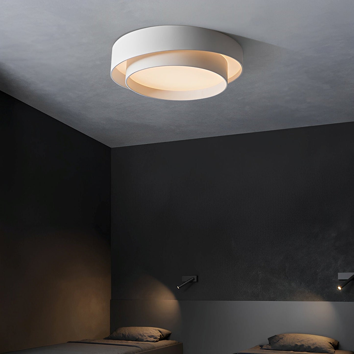Noreva – Weiße Deckenlampe mit Fernbedienung