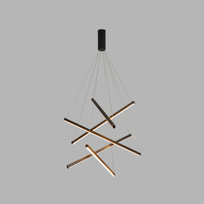 Stellaro – Einfach gestaltete LED-Pendelleuchte mit Stäbchen-Design