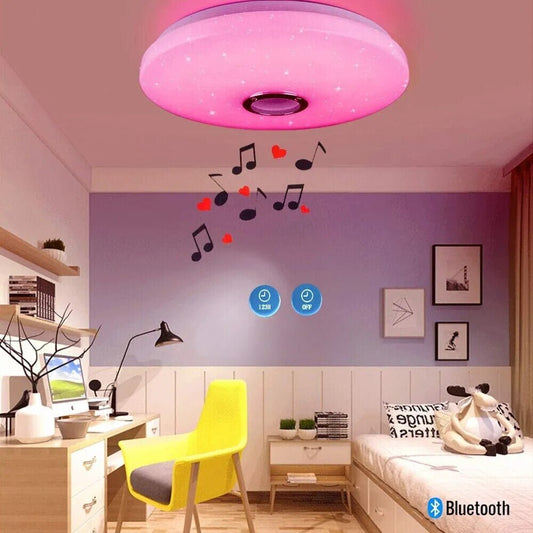 SoundGlow – Deckenleuchte mit integriertem Bluetooth-Lautsprecher