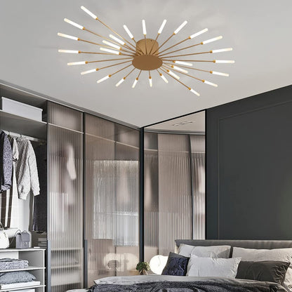 FireGlow – Deckenlampe mit funkelndem Feuerwerk-Design