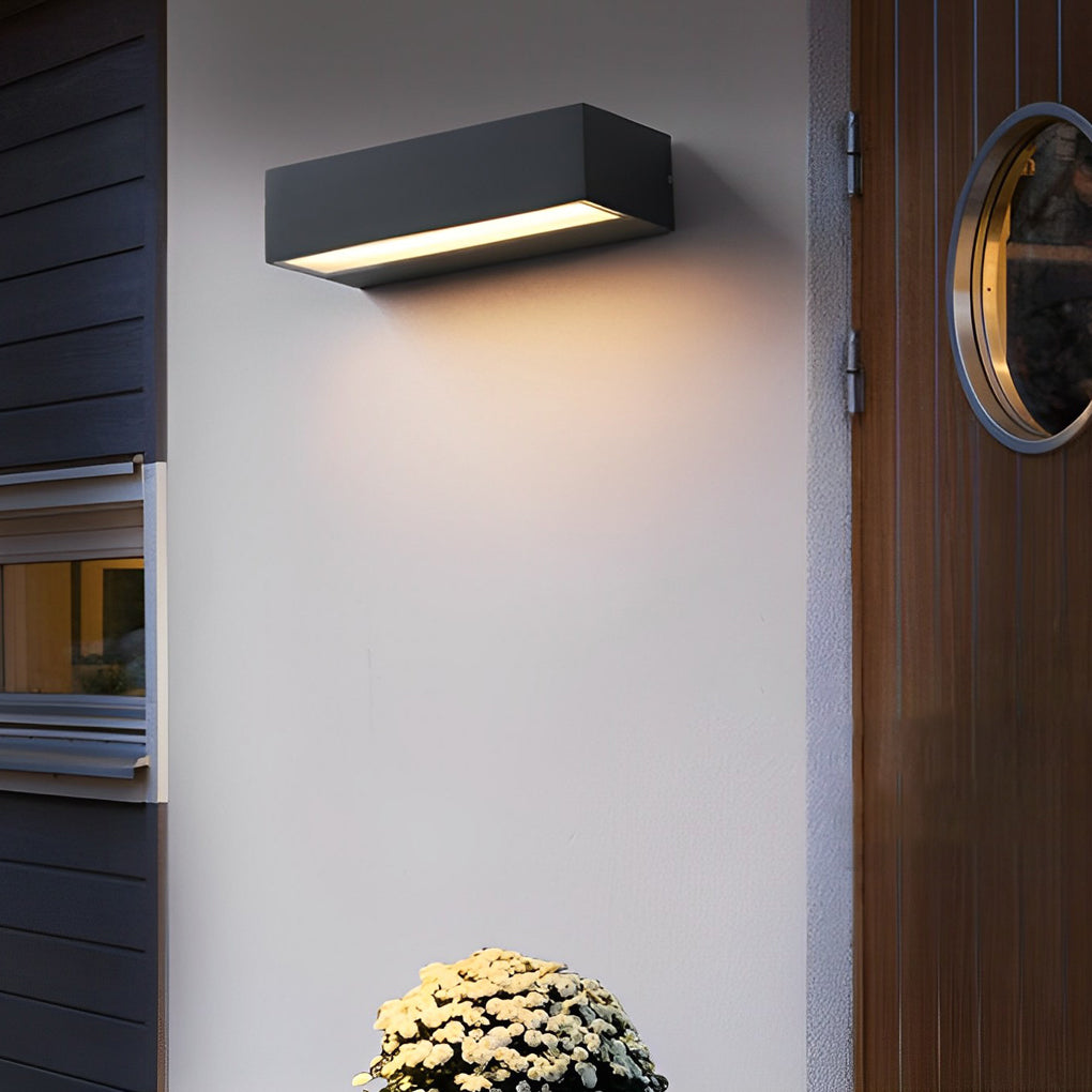 Nadir – Außenwandlampe aus Aluminium