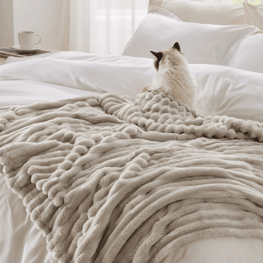 Nola – Dicke Flanell-Decke im skandinavischen Stil