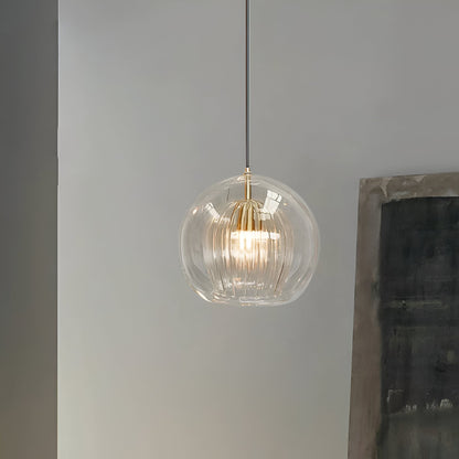 Pia – Schlichte Glas-Hängelampe