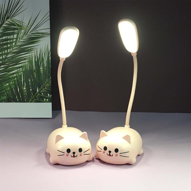 KatzenLicht – Mini-LED-Schreibtischlampe mit USB & Augenschutz
