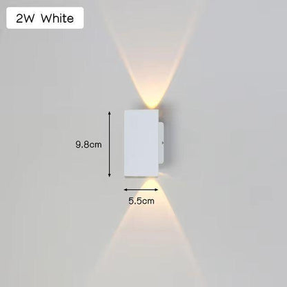 Moderne, minimalistische LED-Wandleuchte