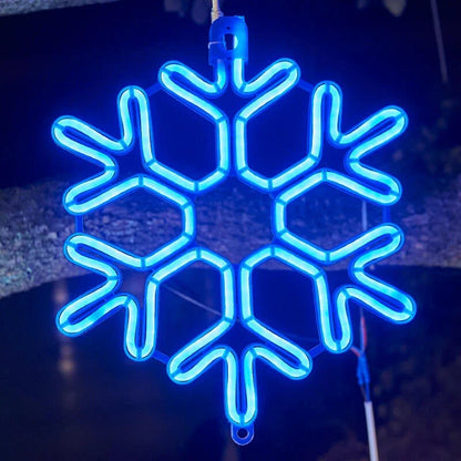 Frostella – LED Licht in Schneeflockenform für festliche Außen-Weihnachtsdekoration