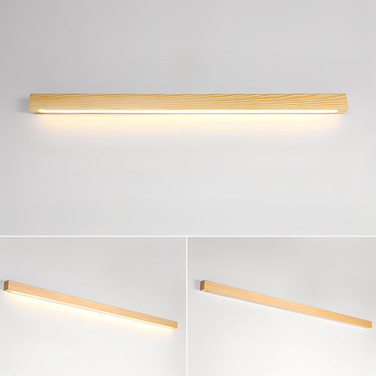 Muto – Lineare Holz-Wandlampe