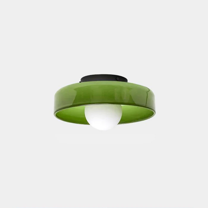 Camille – Französische Retro-Deckenlampe aus Glas