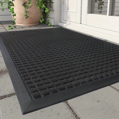 geometrische Fußmatte für den Eingangsbereich