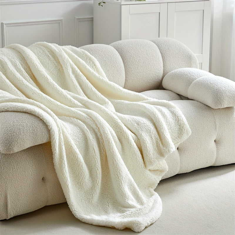 KuschelWolke – Flauschige Sherpa-Decke für Sofa & Bett, wendbar & waschbar