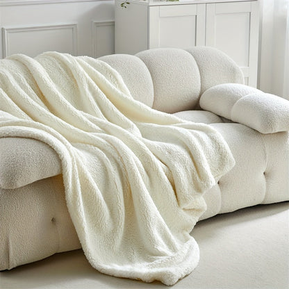 KuschelWolke – Flauschige Sherpa-Decke für Sofa & Bett, wendbar & waschbar