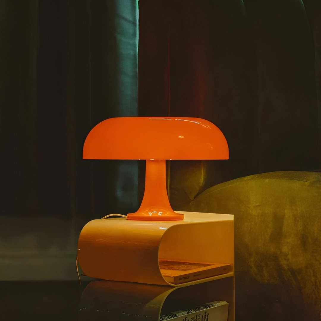 Mira – Verstellbare Pilz Tischlampe mit USB