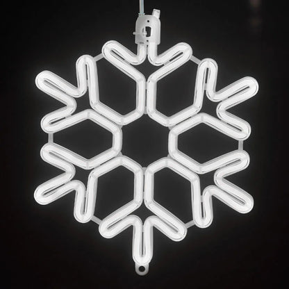 Frostella – LED Licht in Schneeflockenform für festliche Außen-Weihnachtsdekoration