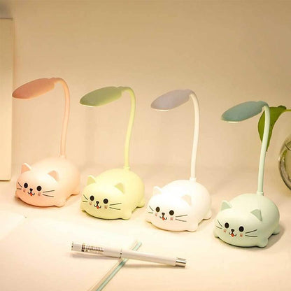 KatzenLicht – Mini-LED-Schreibtischlampe mit USB & Augenschutz