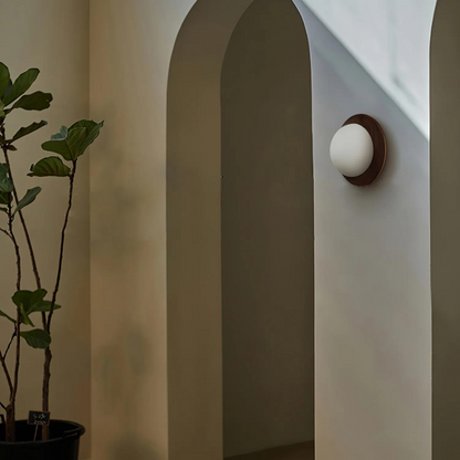Miley – Nordische Tangyuan Holz-Wandlampe