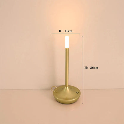 Elina – Tragbare Retro-Tischlampe mit Kerzenlicht-Effekt