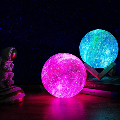 StarAura – Nachtlampe mit Sternenhimmel & Touch-Steuerung