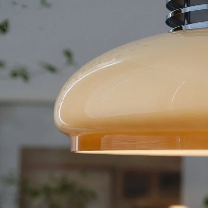 Ingrid – Bauhaus Hängeleuchte aus Glas
